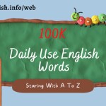 English word with Hindi meaning